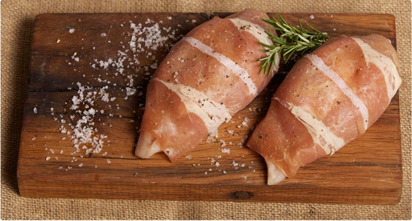 Chicken with Prosciutto Cheese Green Egg Nation